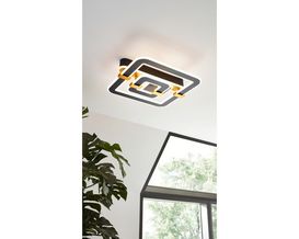 Interliving Deckenleuchte 9330, Metall, Gold-Akzente