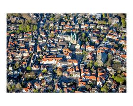 Fotoleinwand Blick auf Werl, ca. 60x80 cm
