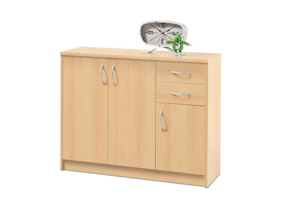 Kommode "Ben", Buche Nachbildung - Braun - 1