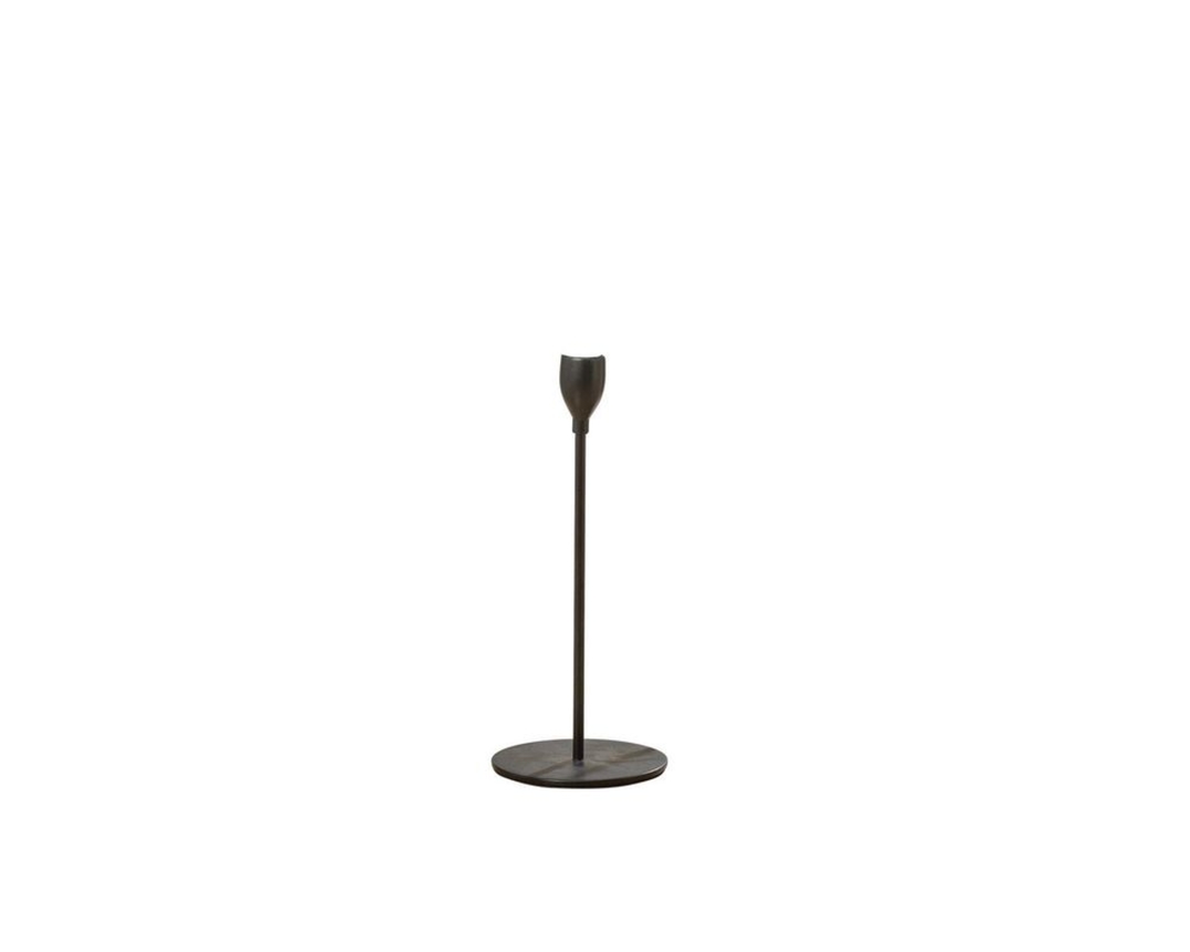 Kerzenhalter "Malte", schwarz, ca. 23 cm - Schwarz - 1