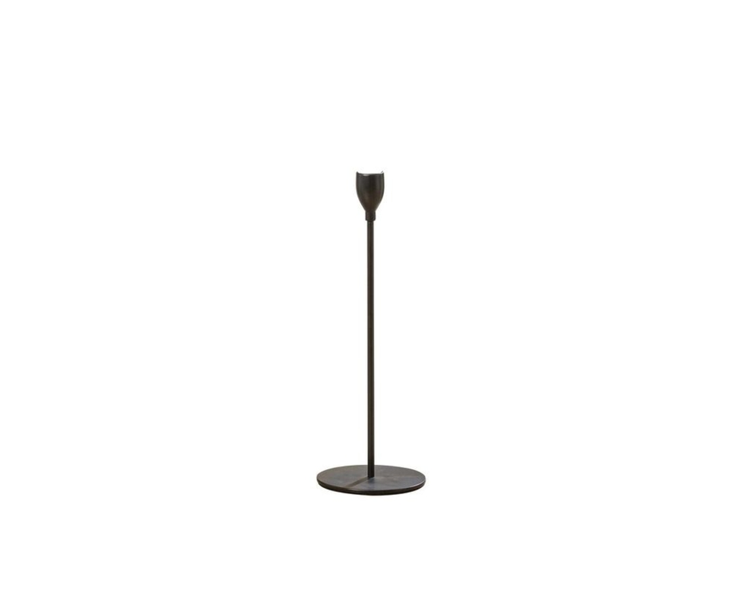 Kerzenhalter "Malte", schwarz, ca. 28 cm - Schwarz - 1