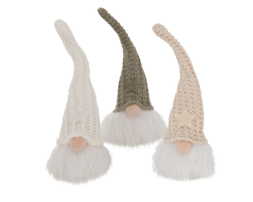 Wichtel "Larsy", ca. 22 cm - Grün/Beige/Weiß - 4