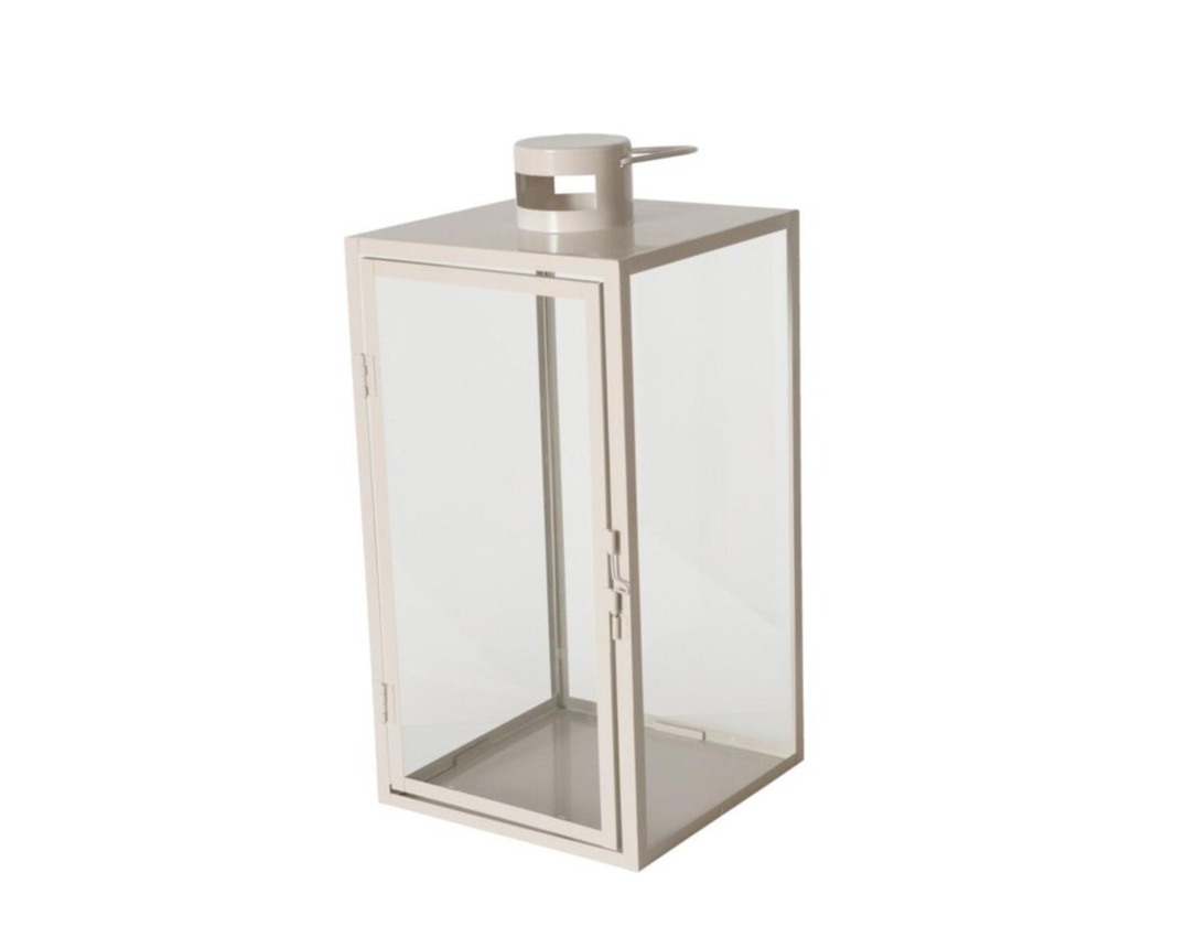 Laterne "Arania", ca. 40 cm hoch - Beige - 1