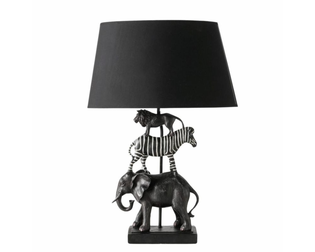 Tischleuchte "Zumo", ca. 64,5 cm - Schwarz - 1