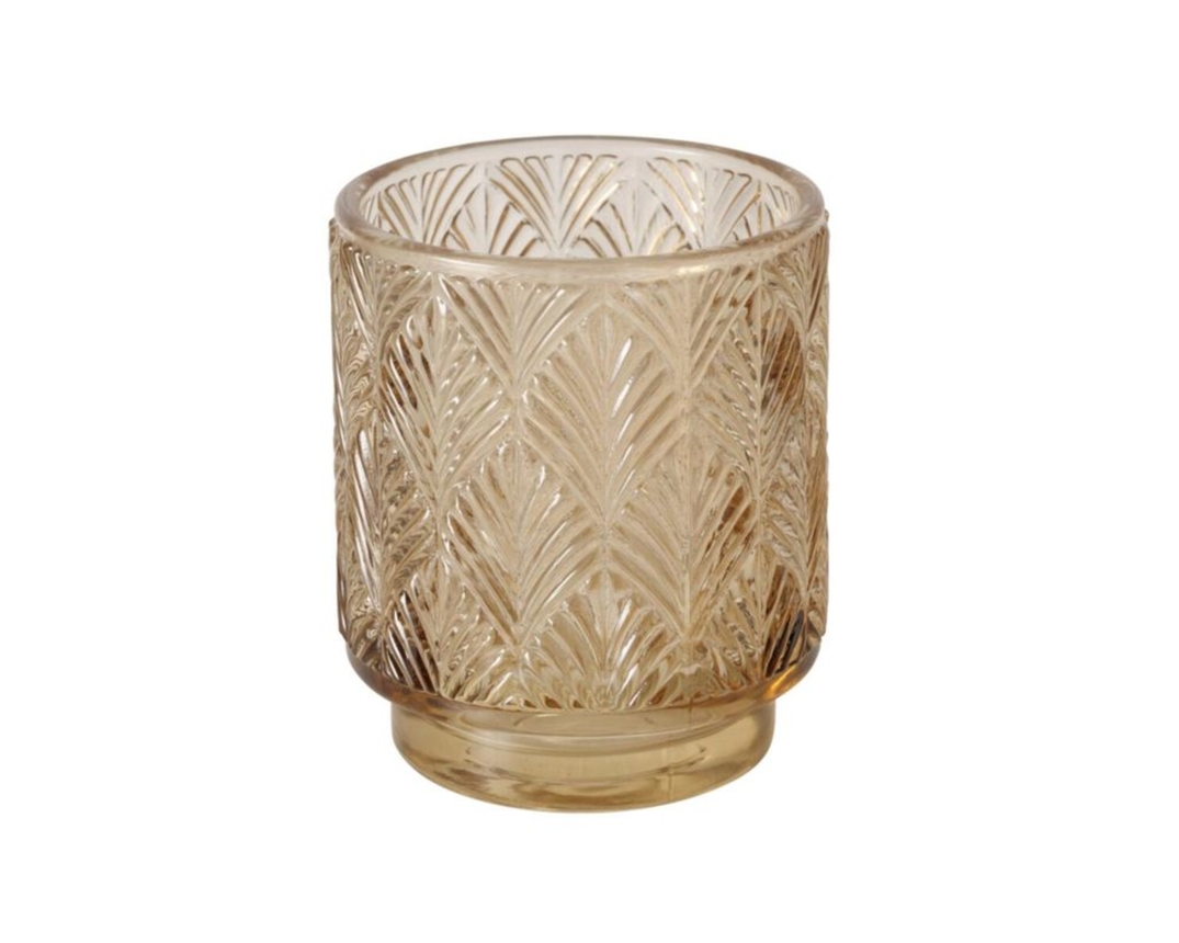 Windlicht "Outono" - Orange/Gelb/Creme - 3