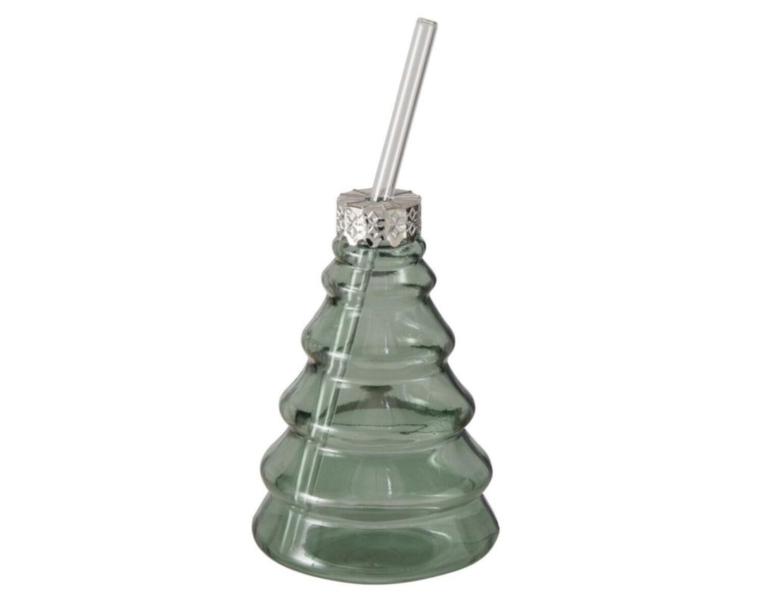 Partyglas in Baumform, ca. 290 ml - Grün - 1