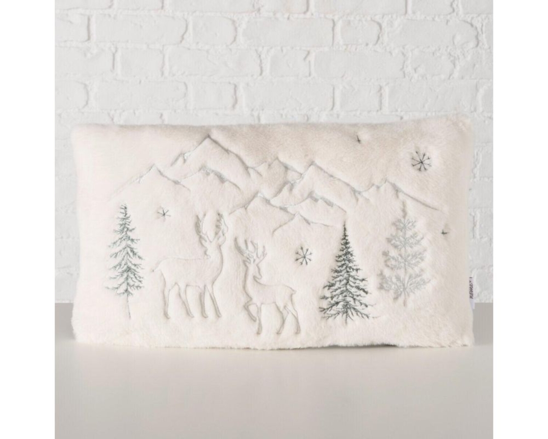 Kissen "Snowkiss", ca. 50x30 cm - Creme - 1