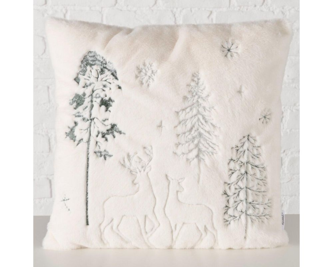 Kissen "Snowkiss", ca. 45x45 cm - Creme - 1