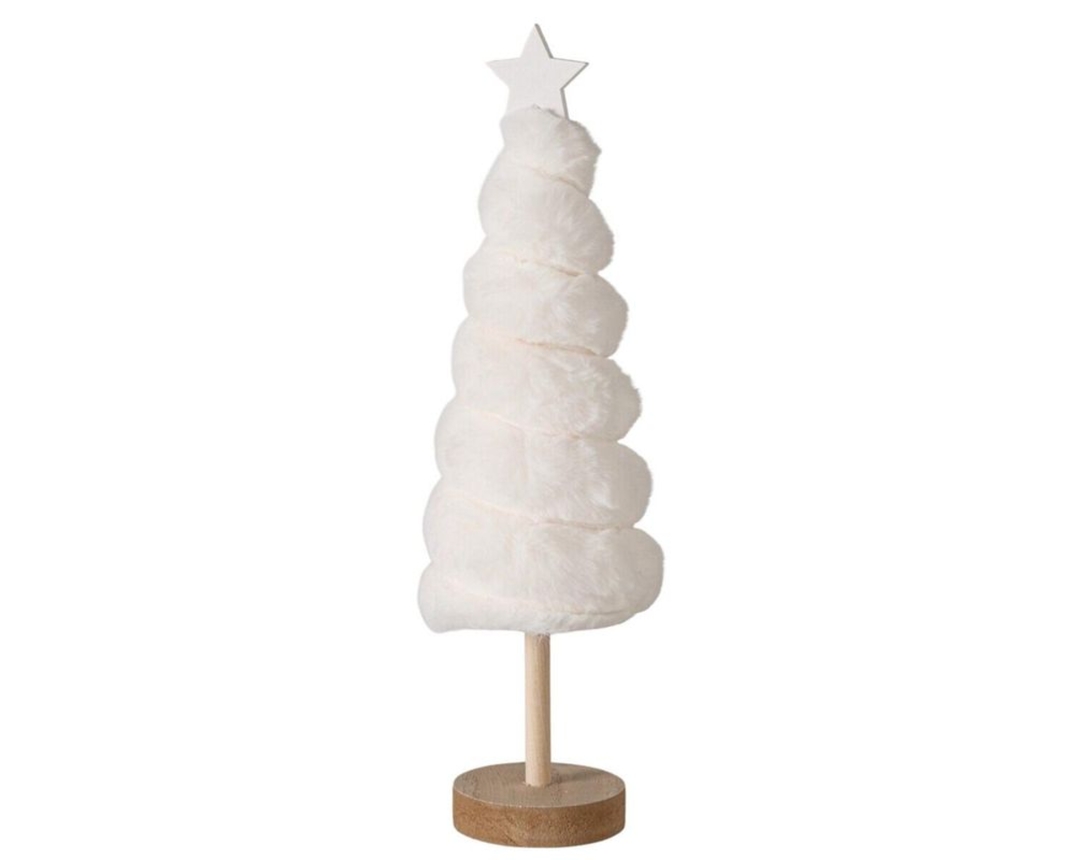 Deko-Weihnachtsbaum "Elunara", ca. 21 cm - Weiß - 2