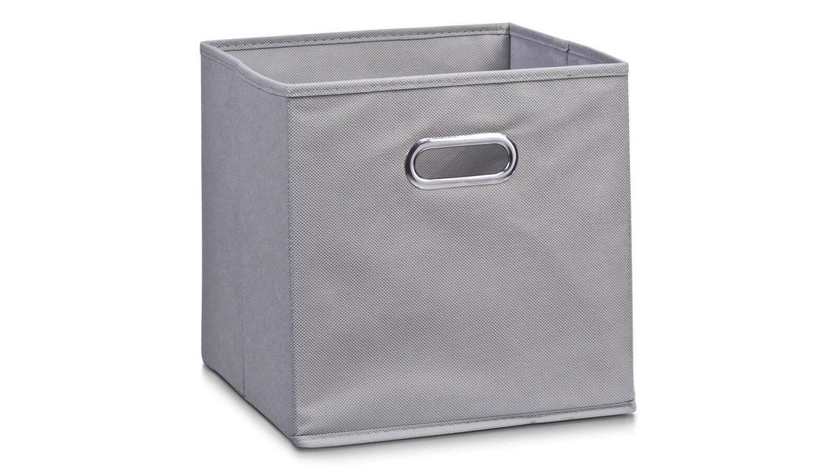 Aufbewahrungsbox aus Vlies, ca. 28x28 cm, grau - Grau - 1