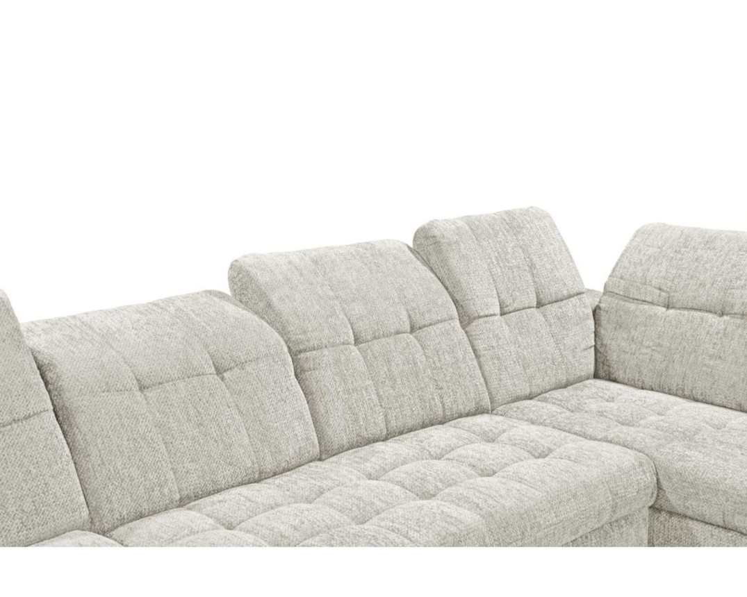 Wohnlandschaft "Erfurt", ca. 348.245 cm - Ravello 01 Ivory - 4