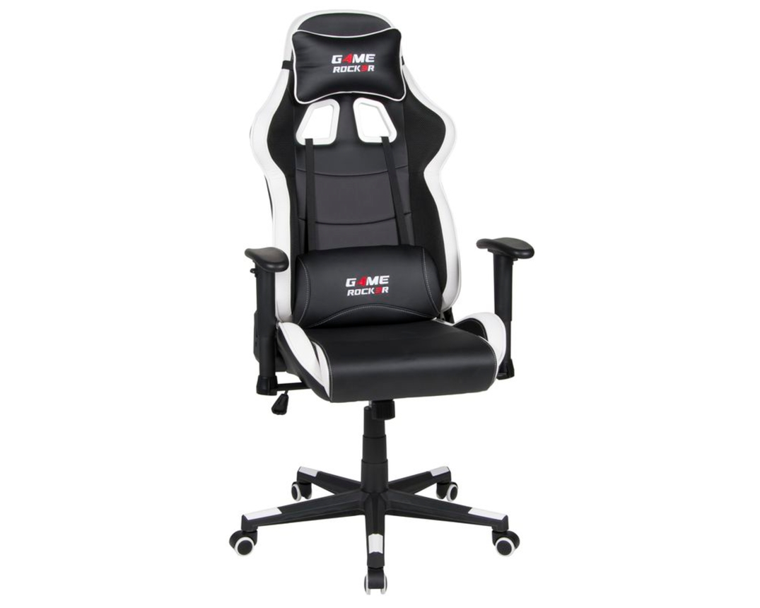 Gaming-Stuhl GAME ROCKER G10 11311 - schwarz weiß - 1