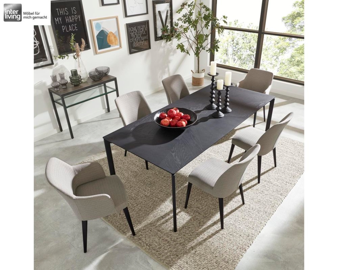 Interliving 5110 Esstisch - Schwarz - 3