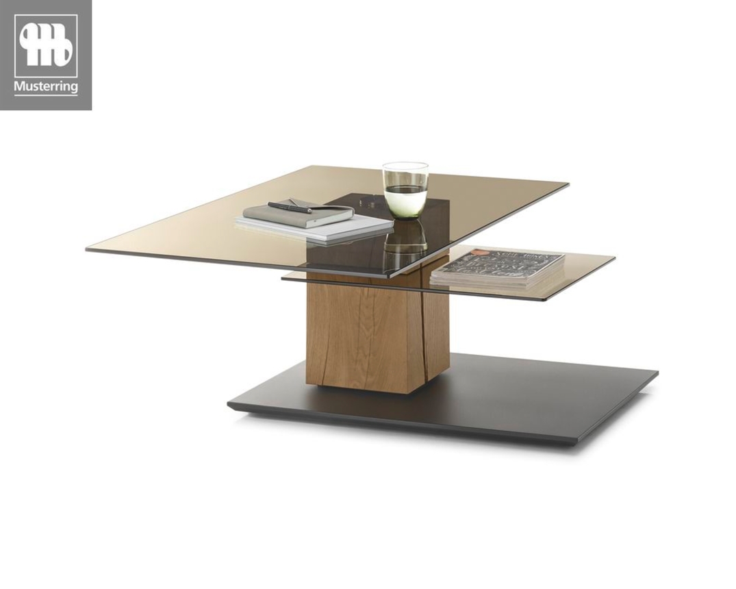 Musterring Couchtisch "Trevio", 7250, mit drehbarer Tischplatte - Braun/Anthrazit - 4