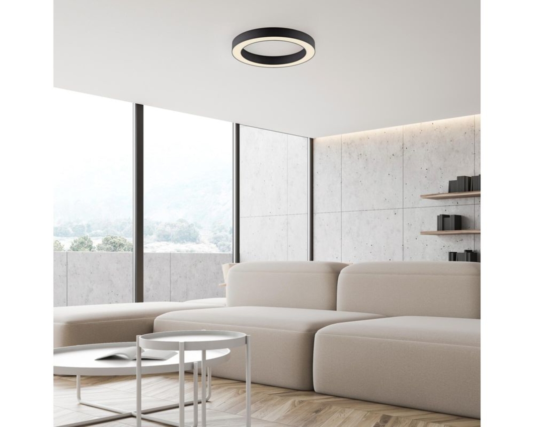 LED-Deckenleuchte "Pure Lines", dimmbar, schwarz - Graphite - 2