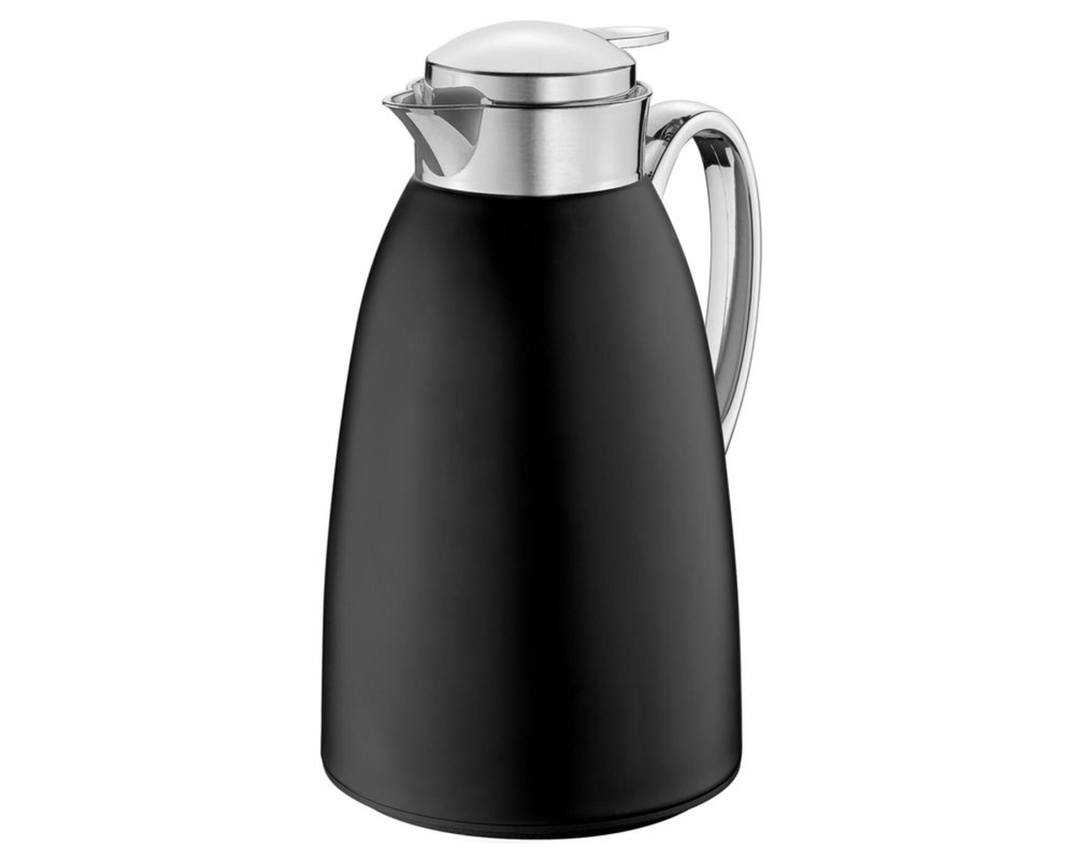 Isolierkanne "Venezia", 1 L, schwarz - Schwarz - 1