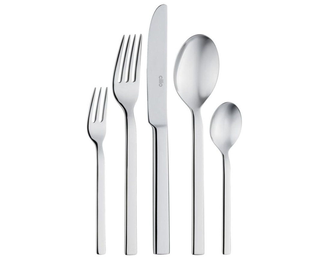 30-teiliges Besteckset "Venezia", Edelstahl - Silber - 1