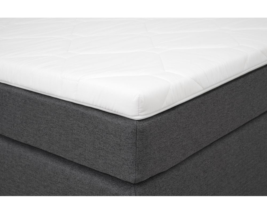 Boxspringbett "Sonja", ca. 140x200 cm - Anthrazit - 6