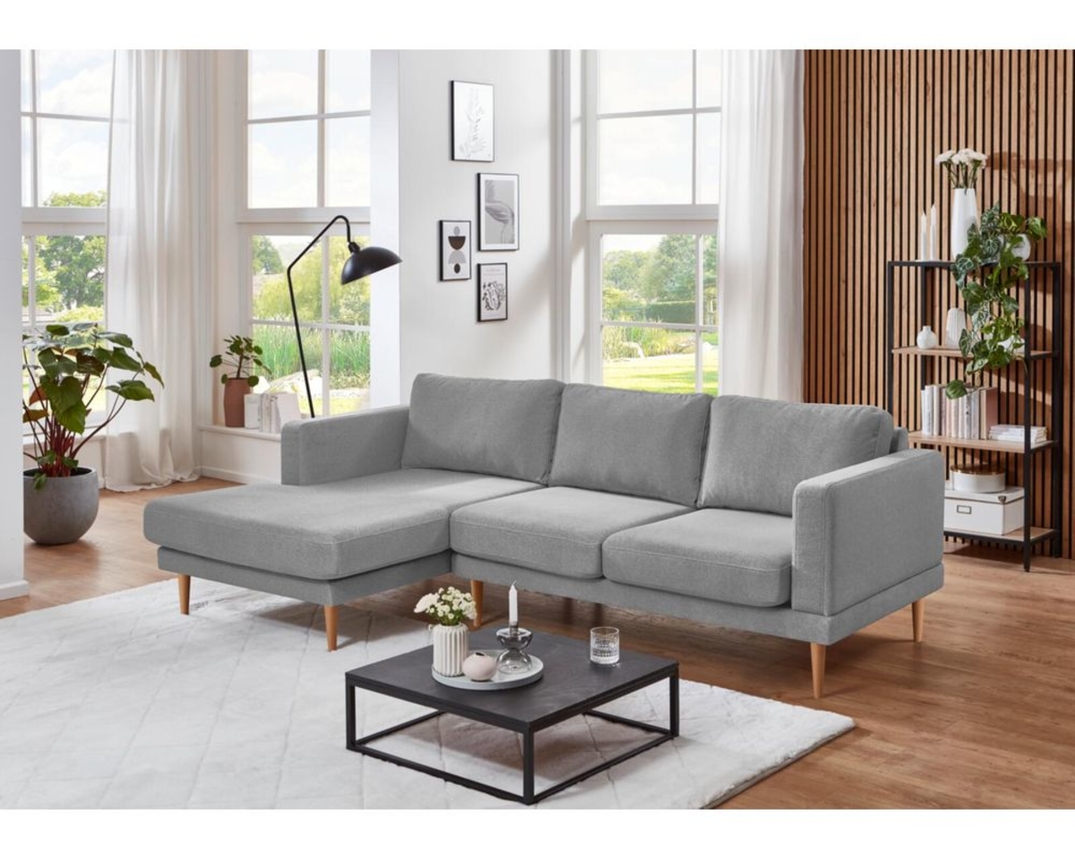 Ecksofa "Skyla" - Silber - 3