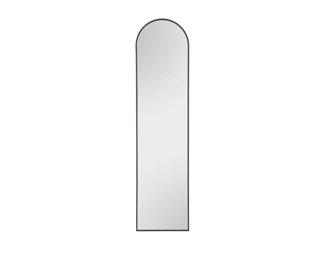 Standspiegel "Münster", Metall, ca. 160 cm - Schwarz - 1