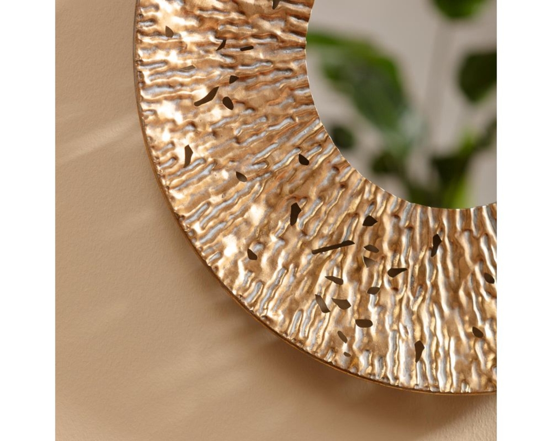 Dekospiegel "Moss", gold, rund - Gold - 2
