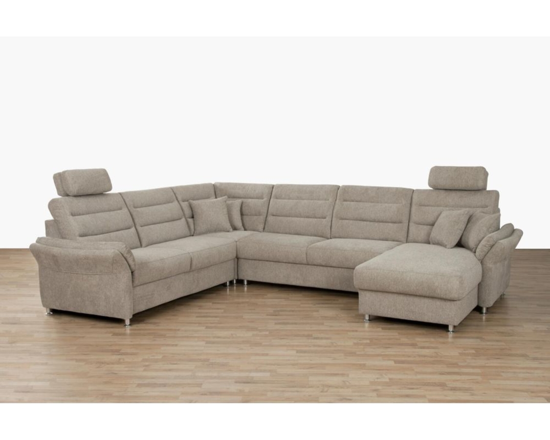 Wohnlandschaft "Markus", leger - Grau/Beige - 1