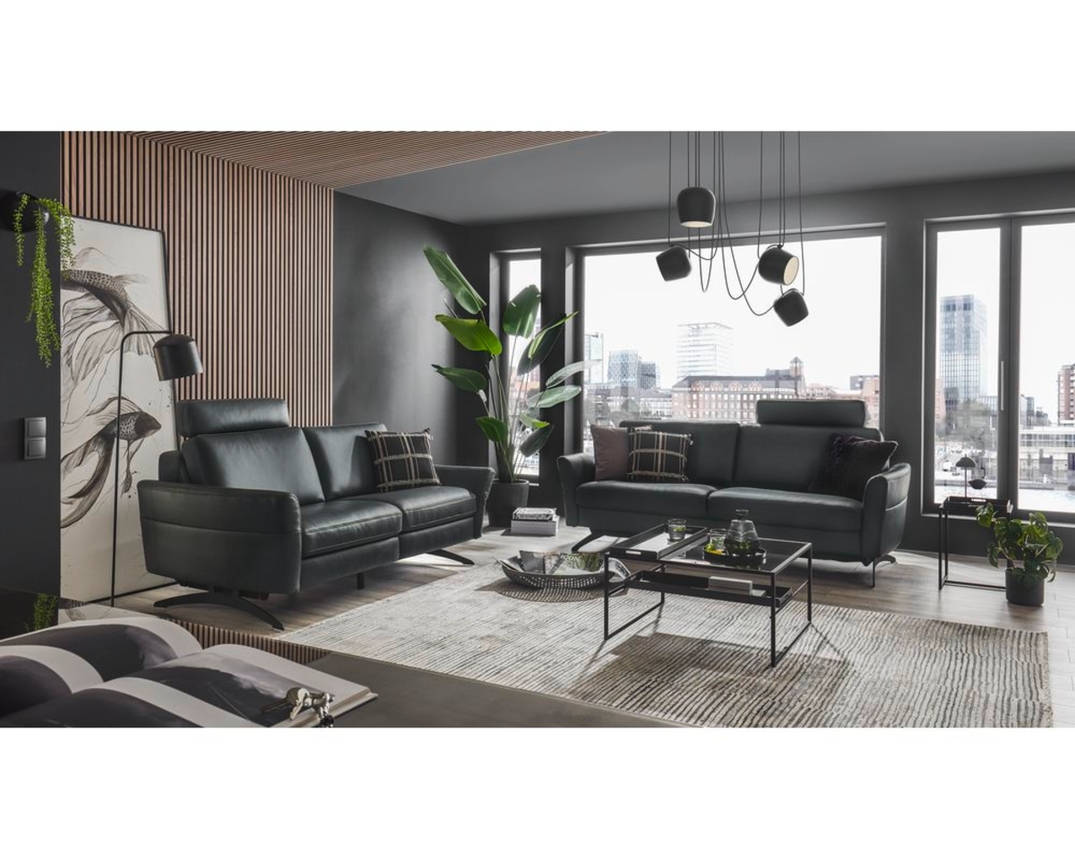 Musterring 2,5er-Sofa MR285, leger - Rodeo charcoal - 6