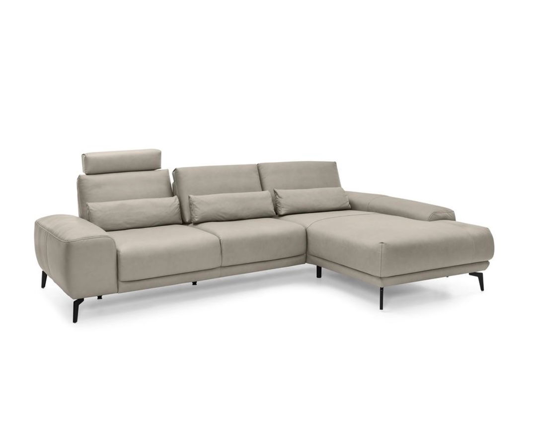 Musterring Wohnlandschaft 290, besonders leger, Leder - Vivre alu - 8