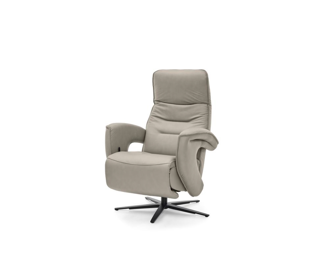Musterring Funktionssessel Nils, Leder - Leder Vivre alu - 4