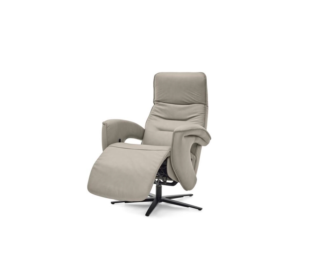 Musterring Funktionssessel Nils, Leder - Leder Vivre alu - 5