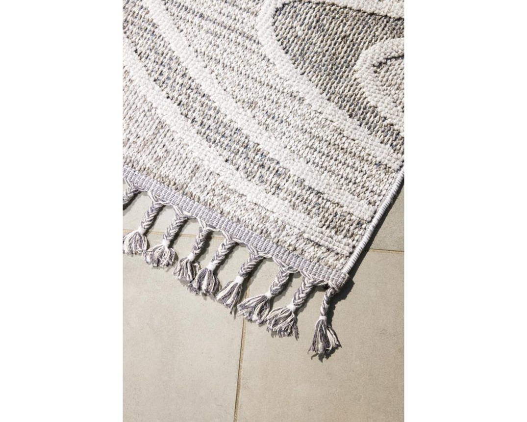 Interliving Outdoorteppich G8020 Linien, ca. 65x130 cm - Grau - 2