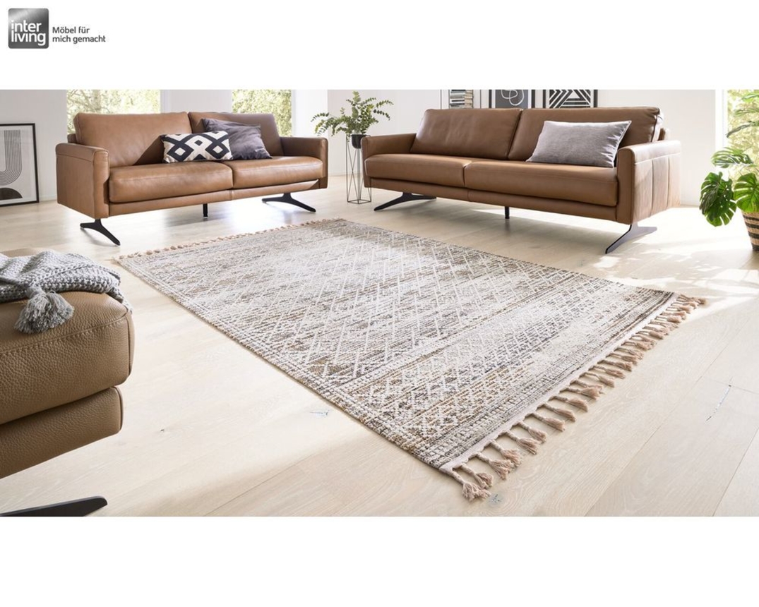 Interliving Webteppich G-8030, beige - Beige - 1