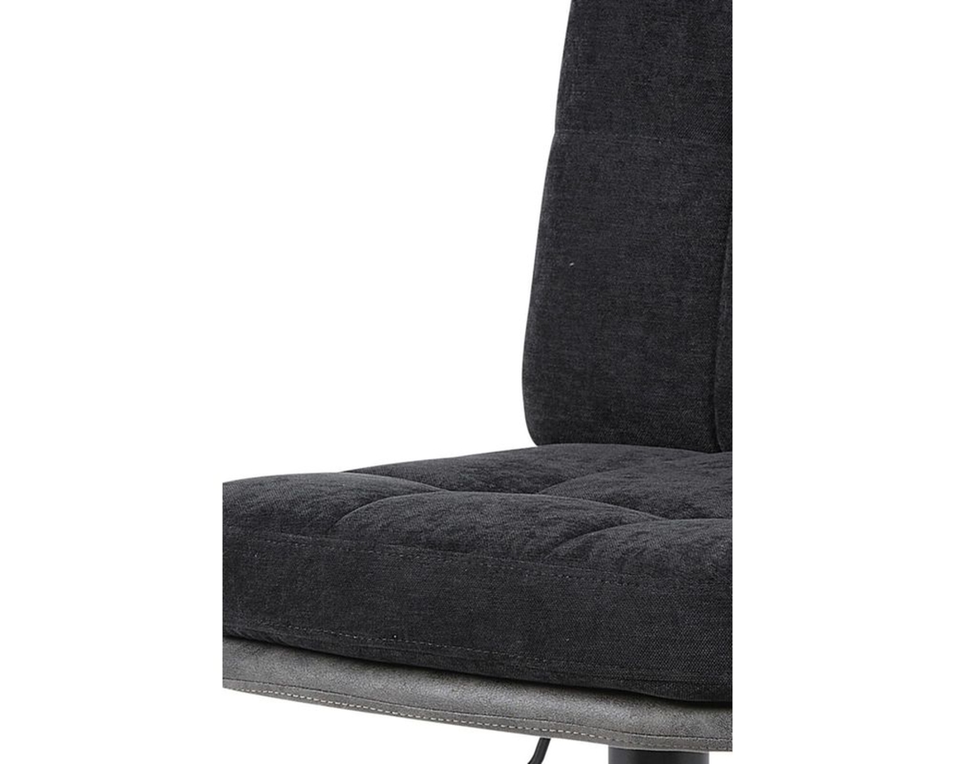 Barhocker "Hof", schwarz/Vintage anthrazit - Schwarz / Vintage anthrazit - 4