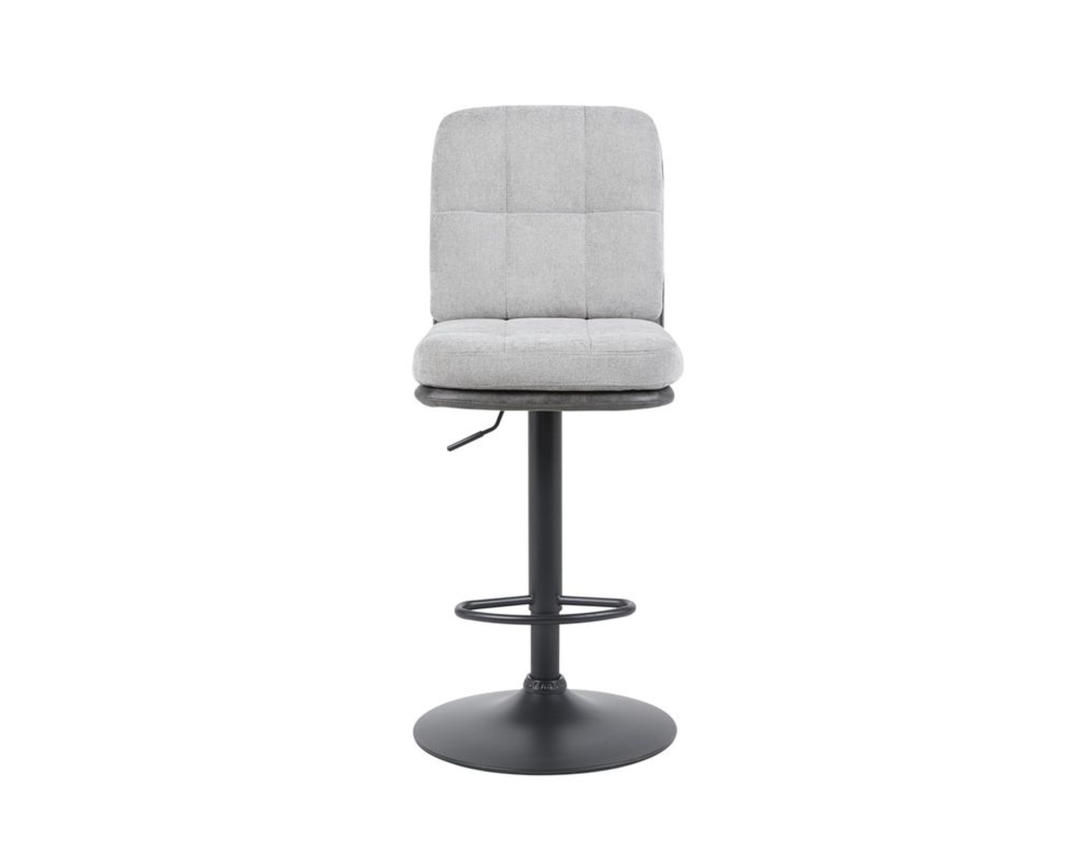 Barhocker "Hof", grau/Vintage anthrazit - Grau/Vintage anthrazit - 1