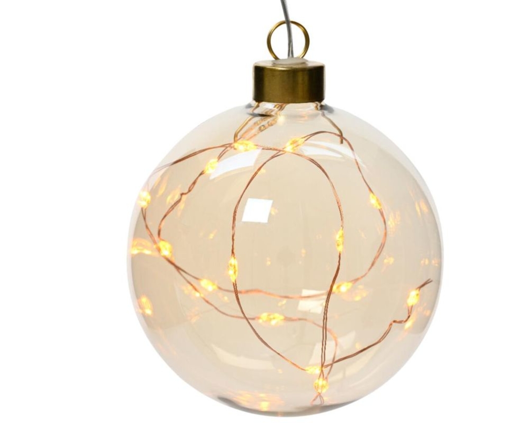 LED-Kugel "Amber", ca. 20 cm - Durchsichtig - 1