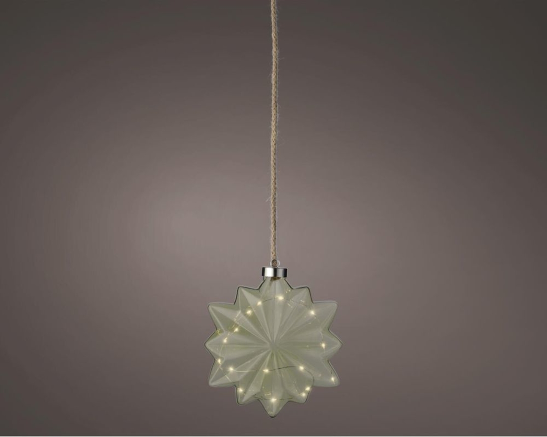 LED-Blume indoor, ca. 19 cm - Grün - 1