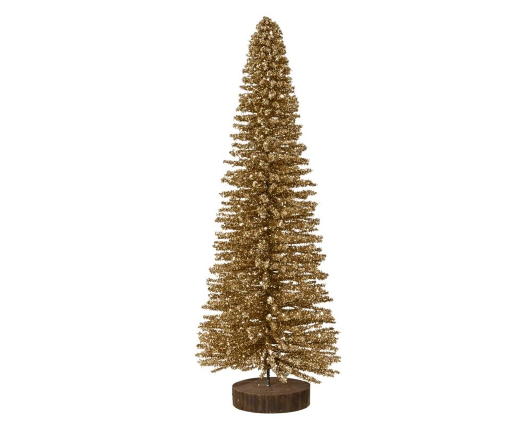 Deko-Baum aus Bambus, ca. 39 cm - Gold - 1