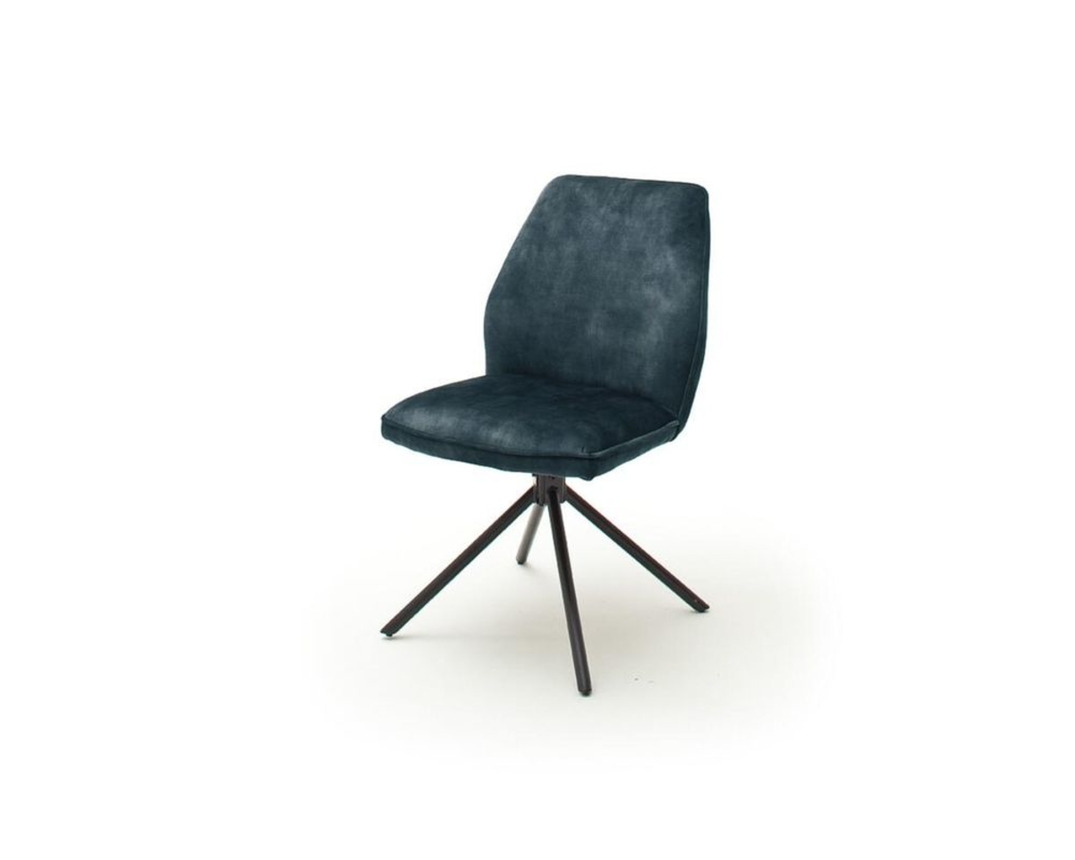 Stuhl "Mendig", blau - Petrol - 1