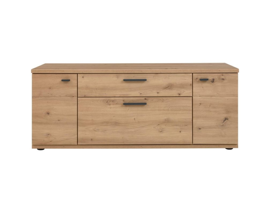 Interliving Wohnwand 2110, Alteiche Dekor - Braun - 5