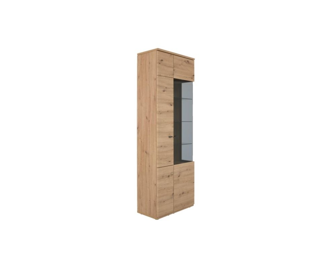 Interliving Wohnwand 2110, Alteiche Dekor - Braun - 6