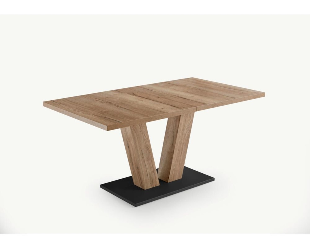 Esstisch "Multi Decor", ausziehbar - Braun/Schwarz - 1