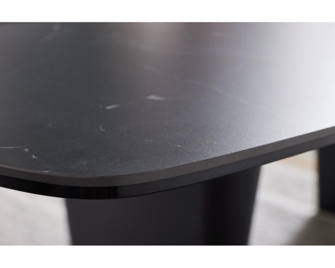 Interliving Couchtisch 6227, Marmoroptik - Schwarz - 8
