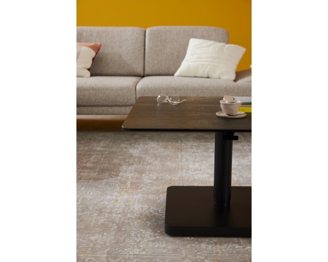 Interliving Couchtisch 6228, höhenverstellbar, rollbar - Schwarz - 5
