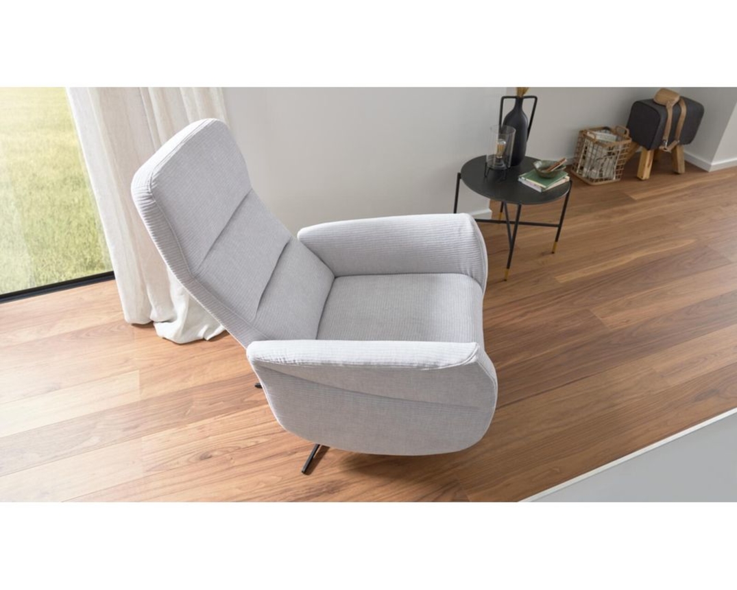 Interliving Funktionssessel 4530, leger - Silber - 4