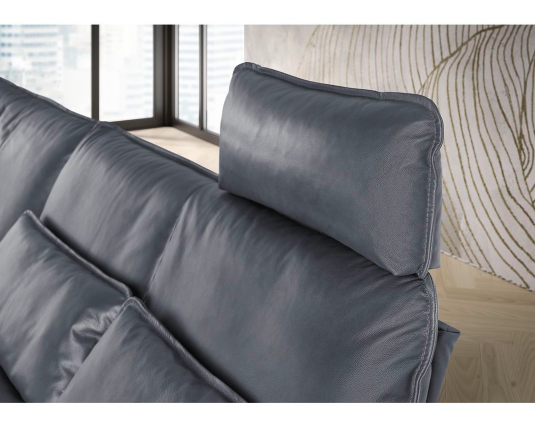Musterring Wohnlandschaft 2340, leger, Leder - Anthrazit - 5