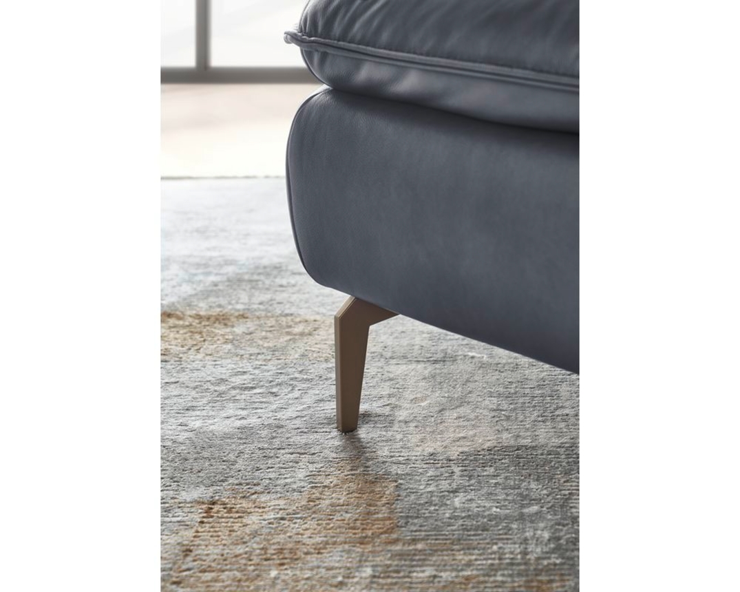 Musterring Wohnlandschaft 2340, leger, Leder - Anthrazit - 6
