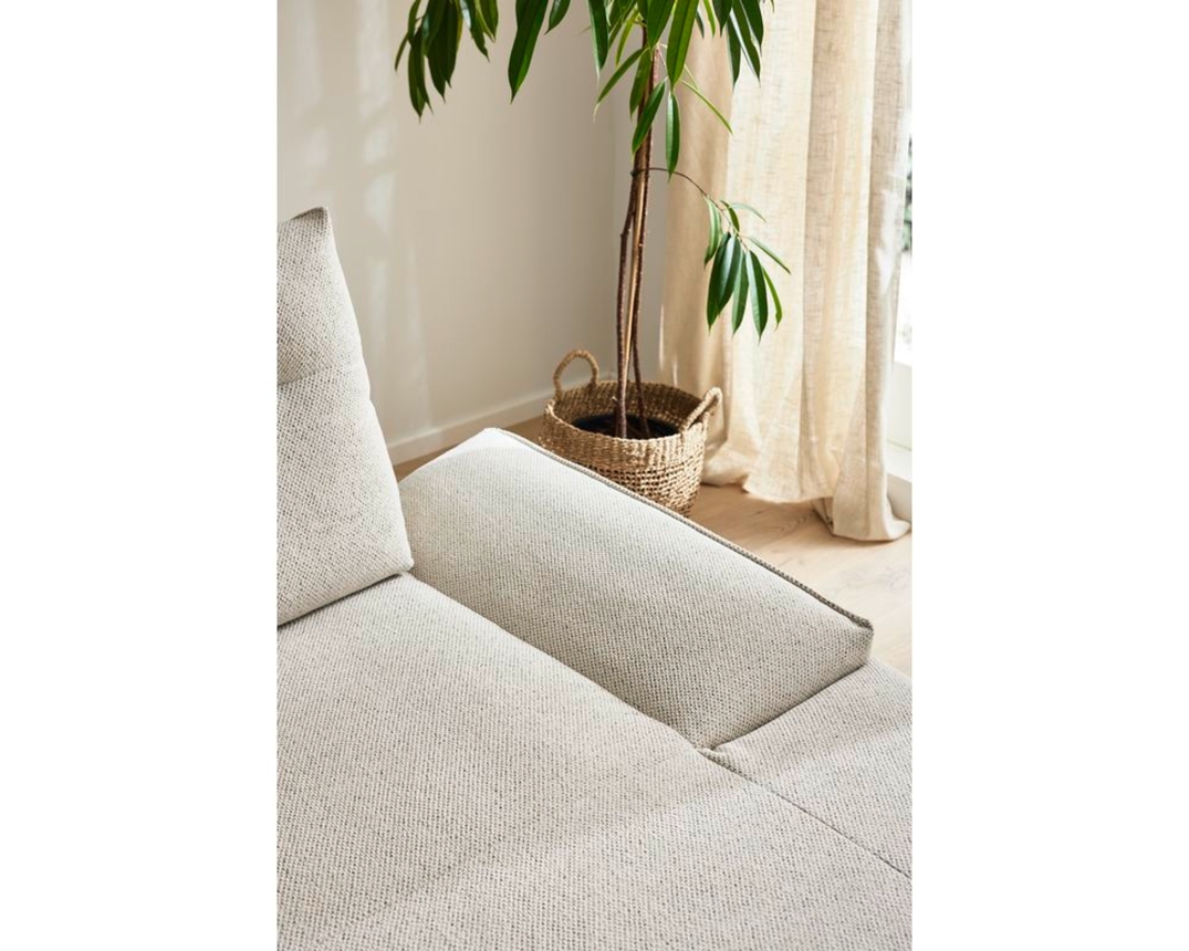 Musterring Wohnlandschaft 2795 mit Metallkufen, besonders leger - Ivory - 17