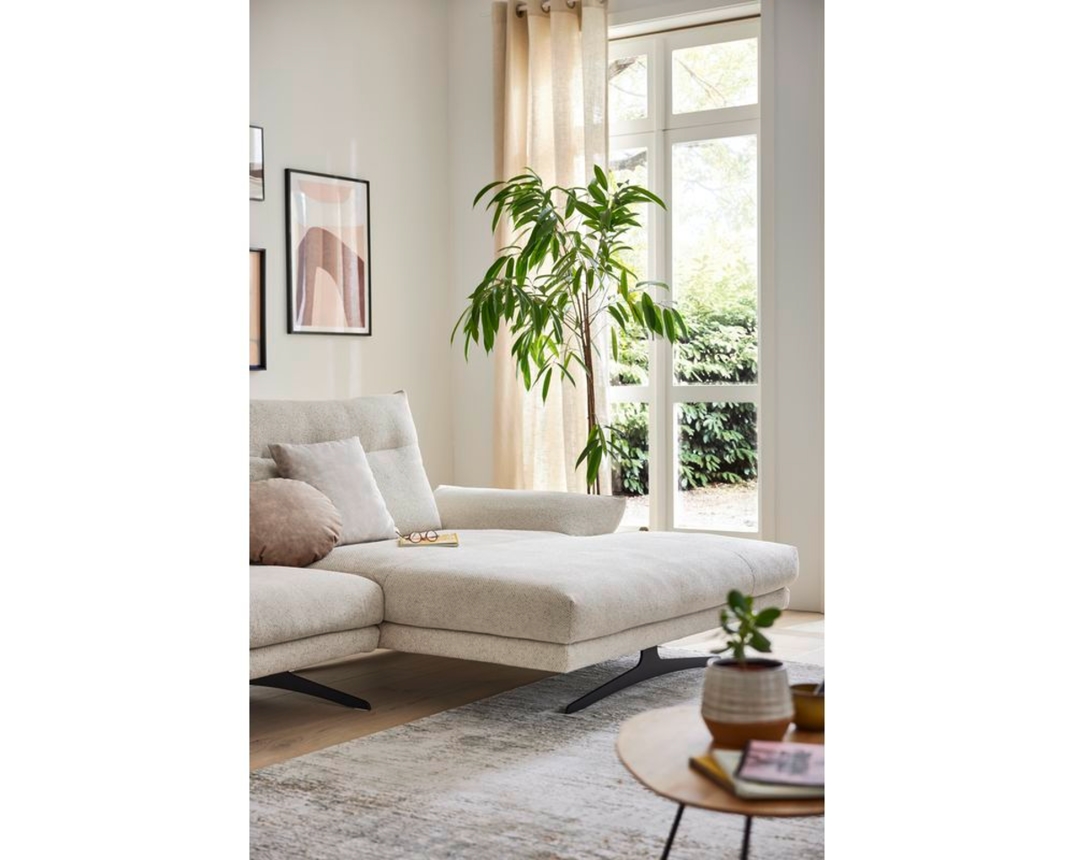 Musterring Wohnlandschaft 2795 mit Metallkufen, besonders leger - Ivory - 8