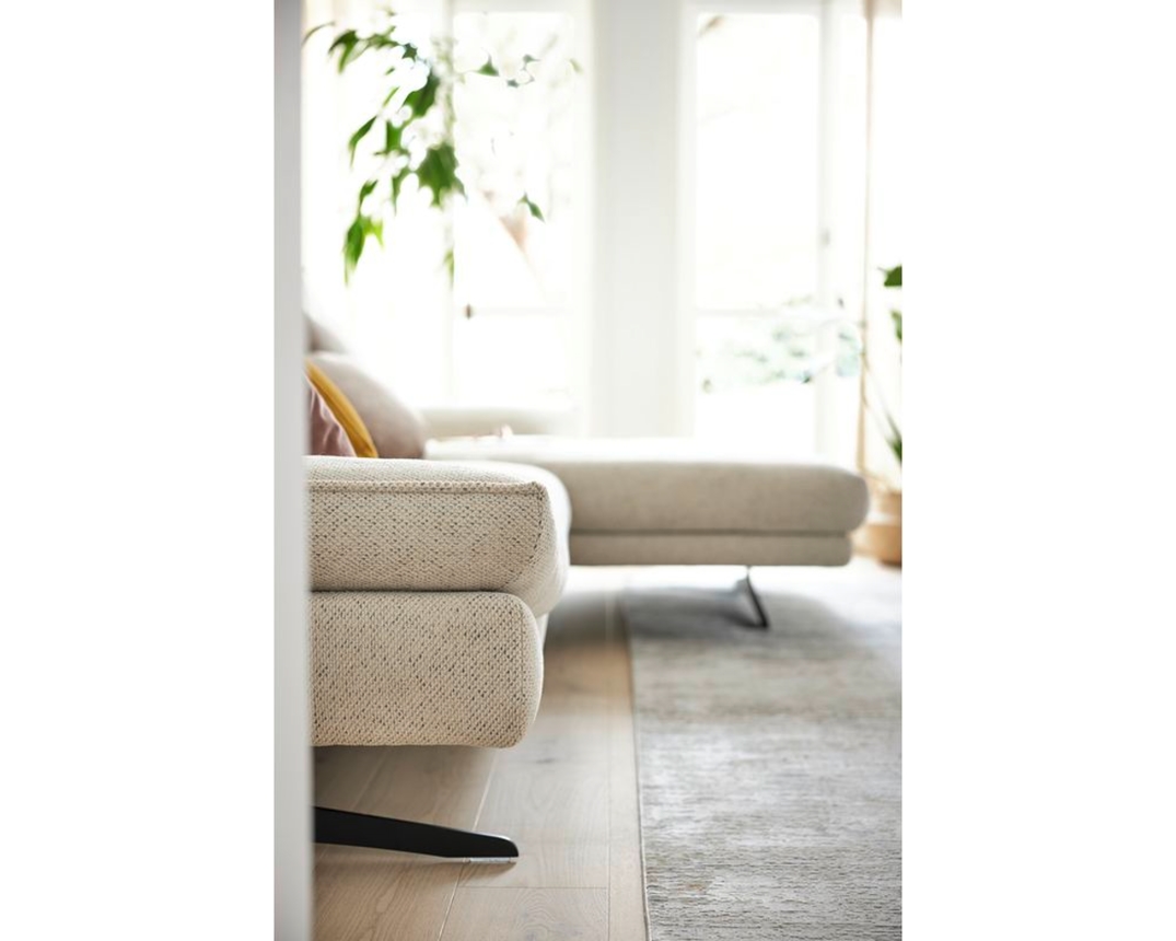 Musterring Wohnlandschaft 2795 mit Metallkufen, besonders leger - Ivory - 9