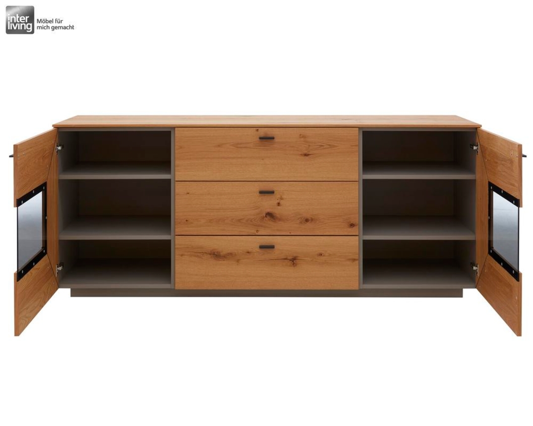 Interliving 2022 Sideboard, ca. 165 cm breit - Fango / Honig - 4